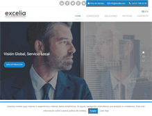 Tablet Screenshot of excelia.com